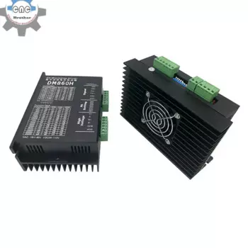 DM860 DM860H Контроллер привода двигателя 24 ~ 80 В постоянного тока 7,2 А Подходит для 42 57 86 Шаговый двигатель Nema 17 Nema 23 Nema 34 3D-принтер