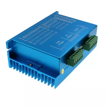 DM860H цифровой 57 / 86 контроллер шагового двигателя с вентилятором 2-фазный Nema23,34 DMA860H 7.2A,18-80VAC для печати ЧПУ привода
