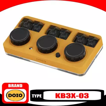 Doio Kb3x-03 механическая клавиатура из алюминиевого сплава PS/PR пользовательская программируемая механическая мини-клавиатура ПК Аксессуары для дизайнеров
