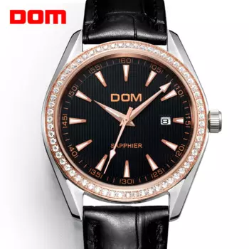 DOM Роскошные Брендовые Часы мужские спортивные часы водонепроницаемые светящиеся кварцевые мужские минималистичные наручные часы мужские часы Relogio M-526GL-1M