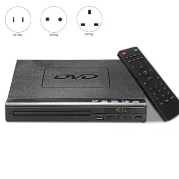 Домашний DVD-плеер 720P, мультимедийное цифровое ТВ, поддержка USB/CD/EVD/DVD-RW/VCD/MP3/MP4, система домашнего кинотеатра