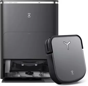 Домашний робот-пылесос и швабра DEEBOT X2 Omni, всасывание 8000 Па, подъемник 15 мм, станция Omni с шваброй для горячей воды, самоопорожняющаяся