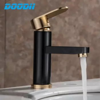 Doodii классический смеситель для горячей и холодной воды для ванной комнаты Космический алюминиевый смеситель для раковины серия смеситель для мытья стола кран для воды Torneira