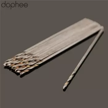 Dophee Спиральные сверла HSS для дерева 0,5-1,9 мм 10 шт.