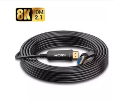 Достаточно в наличии Надежный поставщик Новый оптический кабель HDMI 2,1-совместимый оптоволоконный кабель 8K 120 Гц 48 Гбит/с HDR HDCP 50 м 70 м 100 м