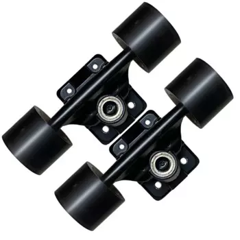 Double Up Land Surfing Скейтборд Bridge Turning to CX9 Гибкое основание с дна педали Spinning Truck, черный