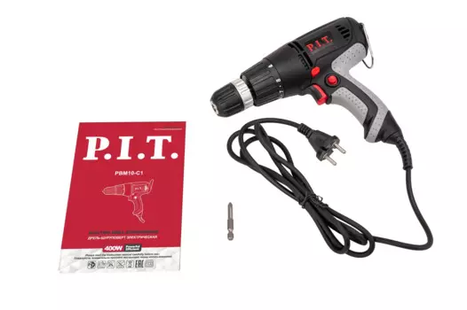 Дрель шуруповерт электрическая P.I.T. PBM10-C1