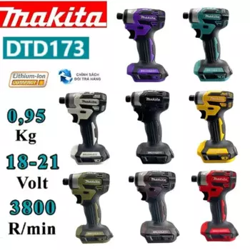 Дрель ударная Makita DTD173 аккумуляторная, 18 в, 180 Н · м