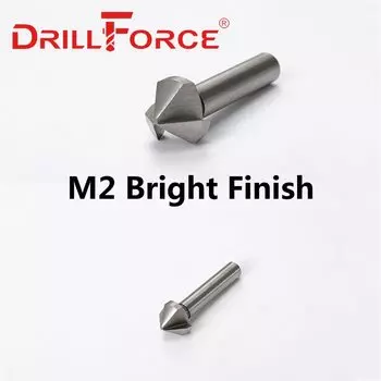 Drillforce Зенкер сверла 6,3-40 мм 3 канавки 90 градусов