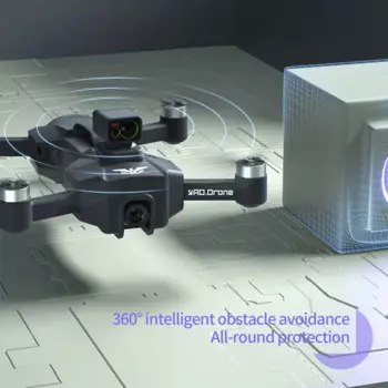 Дрон JJRC X23 с бесщеточным Мотором и GPS, профессиональный складной Радиоуправляемый вертолет с HD Камерой 8K, препятствием, Радиоуправляемый квадрокоптер