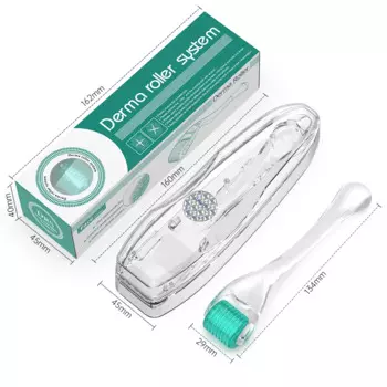 DRS 192 Derma Roller инструмент для ухода за кожей лица, волосами, бородой