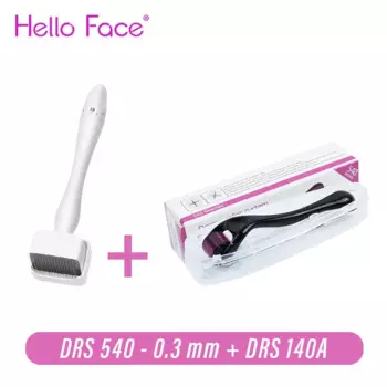 DRS 540 Derma Roller Derma Stamp 140A Микроигольный валик для бороды 0,25 мм Игла 0,3 мм Мезоролик для ухода за кожей Лечение выпадения волос