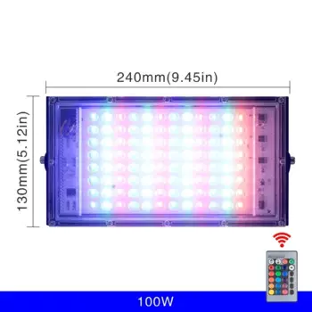 DSELCHUN RGB прожектор 50/100 Вт для наружного освещения