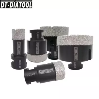 DT-DIATOOL 5 шт./pk M14 Нитки Сухой Вакуумной Пайки Алмазные сверлильные сегменты для коронок кольцевая пила сверла для Керамика плитка Мрамор камень