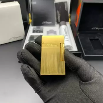 Dupont Ligne 2, роскошная газовая бутановая зажигалка, паладиевая матовая зажигалка, звук пинг, многоразовые аксессуары для сигарет с мягким пламенем