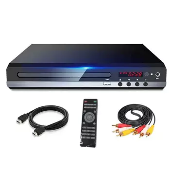 DVD-плеер 1080P HD, домашний DVD-плеер, приставка для ТВ, все регионы, бесплатный DVD CD-диск, проигрыватель с AV-выходом, EVD-плеер