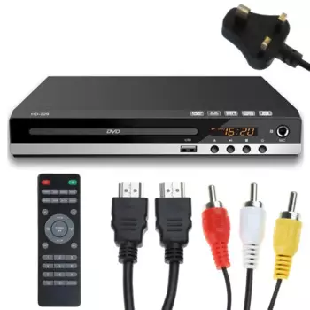 DVD-плеер для ТВ с HDMI-совместимым AV-выходом, домашний SVCD-проигрыватель, все регионы, свободный проектор для домашней стереосистемы