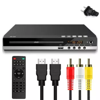 DVD-плеер для ТВ с HDMI-совместимым AV-выходом, домашний SVCD-проигрыватель, все регионы, свободный проектор для домашней стереосистемы