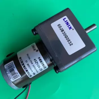 Двигатель 60JB30G0832 DC: 24V 45ZY 24-25, редукторный двигатель постоянного тока