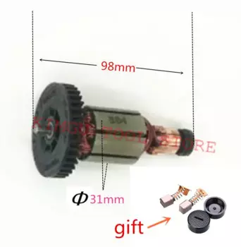 Двигатель арматуры 619218 -8 510091 -8 519184 -8 для двигателя MAKITA DGA452RMJ BGA452SFE BGA452RFE3 DGA452 BGA452 BGA402RFE