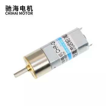 Двигатель Chihai DC3V 6V 12V 24V 16 мм, низкоскоростной микроредукторный двигатель, водный светильник, игла, ванадиевый титановый радиочастотный двигатель
