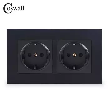 Двойная настенная розетка Coswall