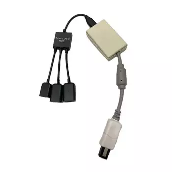Двойная USB-клавиатура адаптер контроллера постоянного тока Dreamcast игровой аксессуар