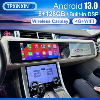 Двойной автомобильный радиоприемник TPxinxin 12,3 дюйма для Land Rover Range Rover Vogue,Sport 2013-2017, GPS-навигация, мультимедийный плеер Carplay