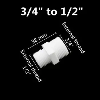 Двойной соединитель для труб Adhere To Fly POM Plastic 1/2" 3/4"