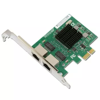 E575T2 Двухпортовая сетевая карта PCI-E X1 Gigabit Ethernet 10/100/1000 Мбит/с Контроллер сетевого адаптера Проводной Intel 82575 E1G42ET