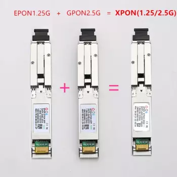 E/GXPON SFP ONU Stick с MAC SC разъем c DDM pon модуль 1490/1330nm 1,25/2,5G XPON/EPON/GPON (1,244 Гбит/с/2,55G)802.3ah E/GXPON