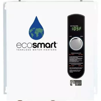 EcoSmart ECO 27 безрезервуарный водонагреватель, электрический, 27 кВт-Количество 1, 17x17x3,5