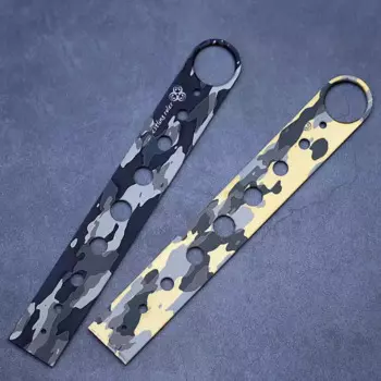 EDC Сверхлегкая линейка из титанового сплава для студентов, измерительная метрическая линейка для рисования, портативный многофункциональный инструмент для улицы