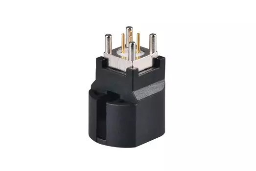 Eightwood Fakra HSD LVDS 4-контактный разъем Z A H B C Кодирование Прямой разъем Женский Крепление на печатную плату для спутникового радио обратного изображения