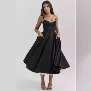 Elegant Women's Long Dresses Sexy Ropa Y2k 2024 Summer Mesh Suspender Dress Vestido Longo Uzun Elbise Kadin Платья Двечеринки