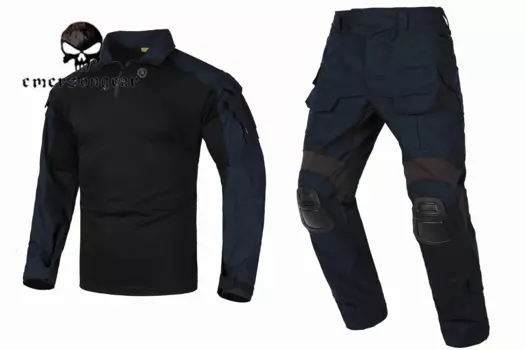 Emersongear-G3 боевая униформа, Тактический Костюм Bdu, темно-синий, EMB9421 EM9462
