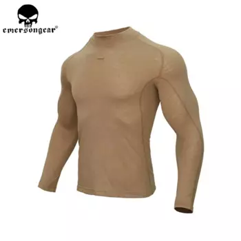 Emersongear синяя серия ярлыков болотная лягушка тренировочные рубашки с длинным рукавом Футболка тактическая Повседневная Спортивная футболка боевой фитнес EMB9567