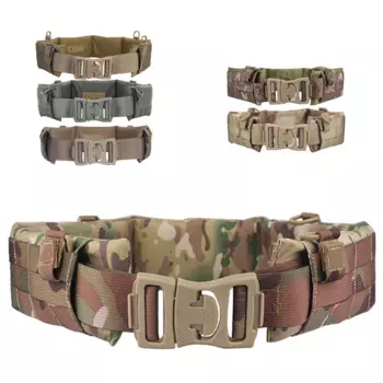 Emersongear Тактические MOLLE Мягкие патрульные ремни Поясной ремень Страйкбол Охота Открытый Туризм Кемпинг Боевые виды спорта Нейлон