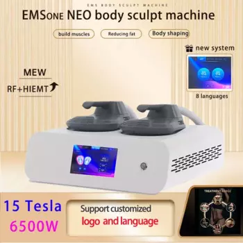 EMSone NEO EMS RF Sculpt Machine 6500 Вт 15 tesla Hi-emt Массажер Устройство для похудения жира Технология Стимуляция мышц Скульптура