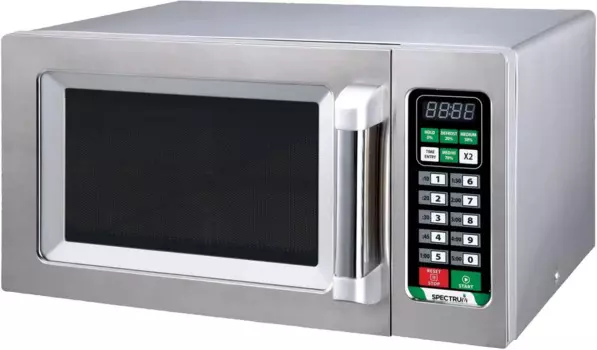 EMW-1000ST Коммерческая микроволновая печь, 0,9 кубических футов, серебристая