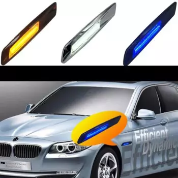 Eosuns Светодиодный Боковой указатель поворота для Bmw E90 E60, подключи и работай, без предупреждения и ошибок, стиль 5