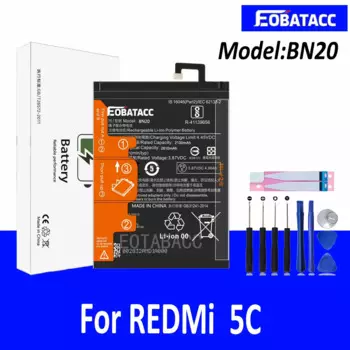 EOTABACC 100% новый оригинальный аккумулятор BN20 для аккумулятора XIAOMI 5C + инструменты