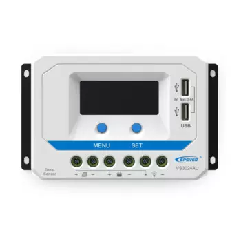 EPever VS AU series VS3024AU,30A, 12V/24V PV50V ШИМ-контроллер солнечного заряда