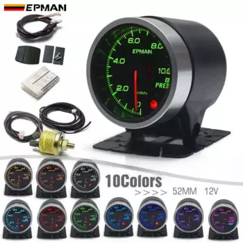 EPMAN 2 "52 мм 10 цветов фотовспышка дымчатый масляный измеритель давления в масле с держателем для чашки