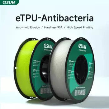 ESUN Антибактериальная нить ТПУ 1,75 мм ТПУ 95A нить для 3D принтера 1 кг 2,2 фунтов катушка высокоскоростная печать ТПУ материал для 3D-печати