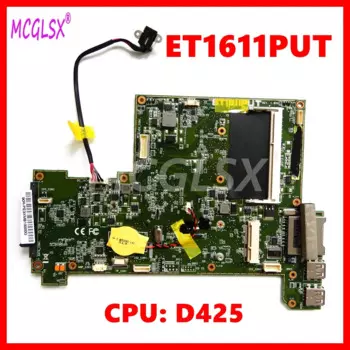 ET1611PUT с процессором D425 REV 1,02G Материнская плата Asus ET1611PUT материнская плата 90R-PE3XMB10000Q 100% протестирована ОК