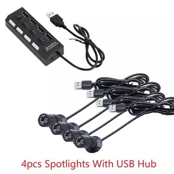 етрнLED USB мини светодиодный прожектор 1Вт 3Вт