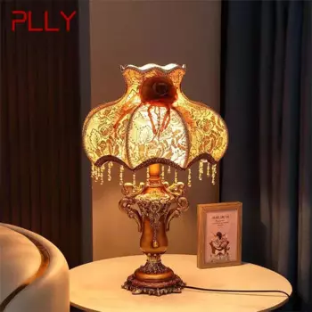 Европейская настольная лампа PLLY, роскошная гостиная, спальня, кабинет, вилла, гостиницы, Искусство ретро, прикроватный столик
