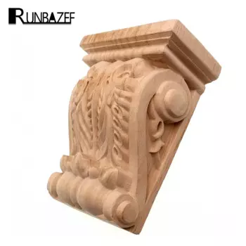 Европейская резьба по дереву RUNBAZEF, аппликация для двери, украшение для коридора, Рима, стигма, винтажный домашний декор, фигурка для рукоделия