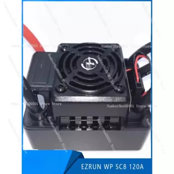 Ezrun WP-SC8 120A водонепроницаемый бесщеточный Электрический контроллер скорости 1/10 Автомобильная короткая карта